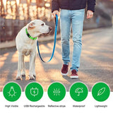 Waffy Rechargeable LED Dog Collar