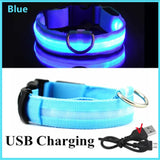 Waffy Rechargeable LED Dog Collar